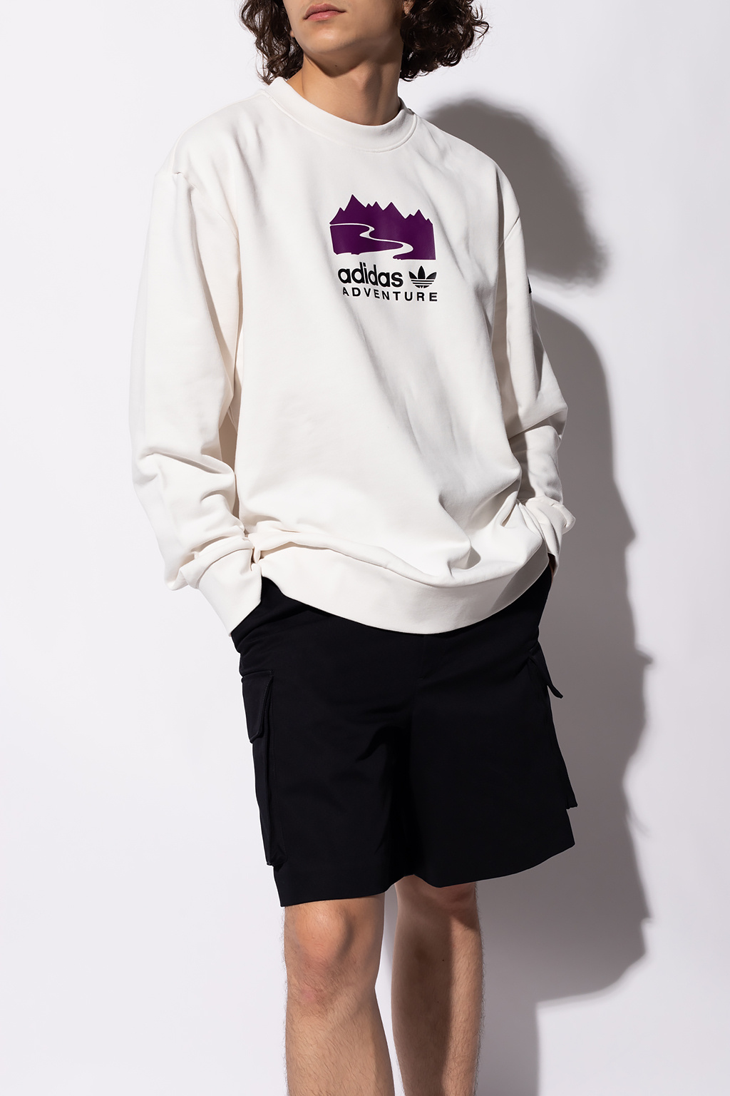 Adidas night outlet cargo sweatshirt